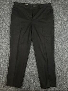 Jil Sander Pants Mens 34x27 Black Wool Dress Trousers Regular Fit Italy